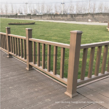 Factory Wholesale Landscape WPC Handrail Garden Handrail WPC Home Outdoor Composite Railing Set